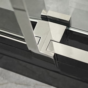 <span class=keywords><strong>Mampara</strong></span> de <span class=keywords><strong>Ducha</strong></span> de Vidrio Templado con Marco de Acero Inoxidable para Baño de Hotel, Puerta de <span class=keywords><strong>Ducha</strong></span> Corredera Doble de Vidrio - Product Image 5