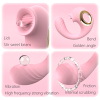 Vibrateur portable pour la masturbation féminine - Design de stimulation lingual, 10 fréquences, bruit <40dB, rechargeable par USB, étanche IPX7