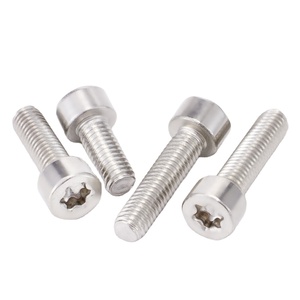 Tornillo de Cabeza Redonda de Titanio DIN912, Perno Cilíndrico con Rosca Métrica, Fijación con Recubrimiento de Zinc M2.5 para Porta Botellas de Agua de Bicicleta - Product Image 6
