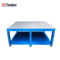 Nouvelles tables et bancs de travail en acier à meulage à l'eau personnalisés, table de maintenance, table d'assemblage, table de monteur, certifiées CE