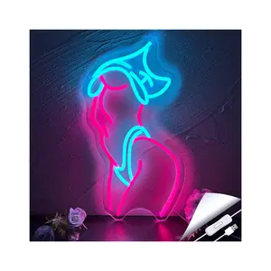 Insegna al Neon fatta su misura per matrimonio Dropshipping per la luce del logo a Led insegne al Neon per la festa della camera da letto decorazione per la casa