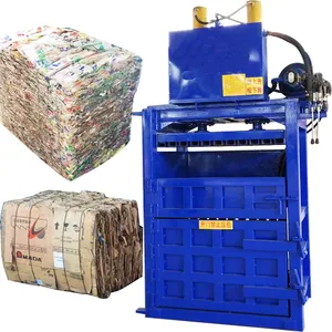 Vertical Baler For Compressing Plastic Bottle And Bags Package Straw Press Clothes And Carton With Ce Certification