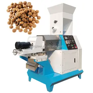Extrusora comercial de alimentos para perros, máquina de alimento seco para gatos, 50/100/200/300/350/500/kg/h