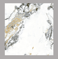 Premium 600x600mm Statuario Carrelage en porcelaine polie Résistant aux rayures Antidérapant Effet marbre de luxe Salle de bain extérieure commerciale