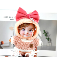Vente en gros de vêtements pour peluches, accessoires de poupées, tenues à la mode, robes de princesse mignonnes de dessin animé, imperméables et personnalisables