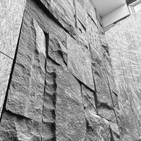Panneaux muraux en pierre artificielle Faux Pu Stone Rock, panneau mural en pierre artificielle pour la décoration murale