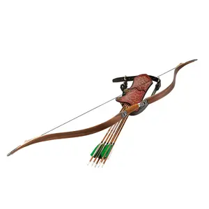 2022 New Design Archery Tatar Bow Wood Grain Finish Laminated Horse Bow for Horseback Shooting