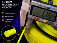 Filament PETG Basique en Gros pour Imprimante 3D, 1,75 mm, Couleurs Fluorescentes et Transparentes, Compatible Creality Prusa