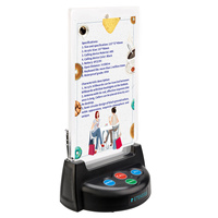 Table d'appel sans fil à quatre boutons appelant Bell Pager Transmetteur de bouton d'appel pour système d'appel Retekess TD006