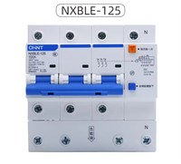 Disjoncteur différentiel Chint NXBLE-63 avec pôles 1P-4P et tension nominale de 0-690V