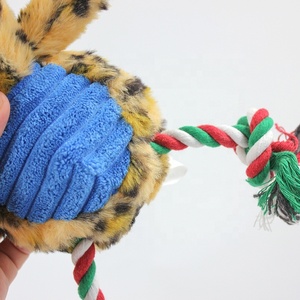 Jouet à mâcher sonore en corde pelucheuse <span class=keywords><strong>pour</strong></span> chats et chiens, <span class=keywords><strong>pour</strong></span> le nettoyage et le nettoyage des dents, résistant aux morsures, jouet interactif amusant <span class=keywords><strong>pour</strong></span> <span class=keywords><strong>chien</strong></span> - Product Image 4