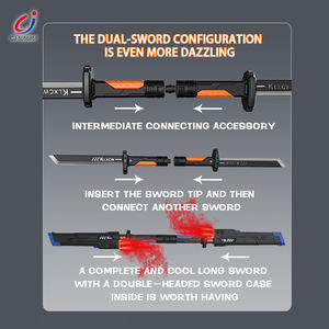 Chengji Flint spada luce Firestone fumo Spray Glow Safe Role Play arma giocattoli spada luminosa con scintilla - Product Image 3