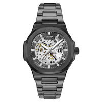 Montre mécanique automatique squelette pour homme TEVISE T01B, en acier inoxydable, lumineuse, étanche, de luxe, pour affaires, en promotion