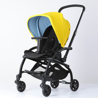 Nouveau Style Classique Landau Enfants Poussette Pliable Avec Parasol Léger 2 En 1 Landau Bébé