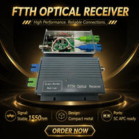 Mini Receptor Óptico FTTH WDM 1550nm, Receptor Óptico CATV, Mini Nodo YT-8684-AL para Red GPON EPON