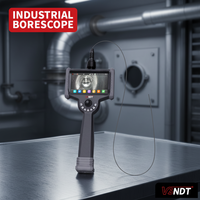 Caméra d'inspection industrielle ultra-mince de 1,8 mm, 1080P HD, écran tactile bidirectionnel de 6 pouces, étanche IP67, endoscope NDT pour espaces étroits