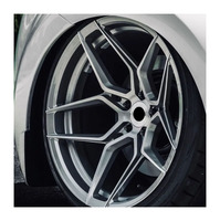 Dodge léger forgé 20-22 pouces en alliage d'aluminium roue de voiture de tourisme 5*115 adapté pour Dodge Challenger SRT Drag Racing Cars 30mm