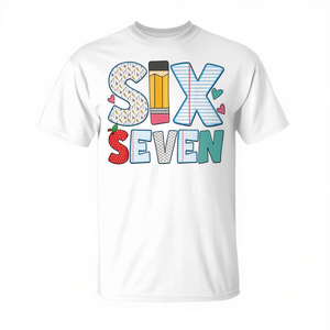 Camiseta Six Seven 6 7 Meme Teacher para niñas - Product Image 3