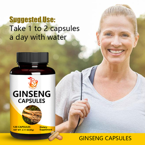 Cápsulas de Ginseng al por Mayor para Mejorar la Energía y la Memoria, Suplemento de Ginsenosidos con Fórmula de Alta Potencia - Product Image 4