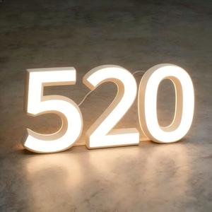 Custom Acrylic & Stainless Steel 3D Backlit LED Channel <b>Letters</b> with 2700K Warm White <b>Light</b> Easy Installation for Business Signs - Product Image 2