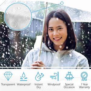 <span class=keywords><strong>Grand</strong></span> <span class=keywords><strong>parapluie</strong></span> dôme coupe-vent <span class=keywords><strong>transparent</strong></span> pour adultes <span class=keywords><strong>transparent</strong></span> avec logo pour <span class=keywords><strong>mariage</strong></span> féminin - Product Image 6