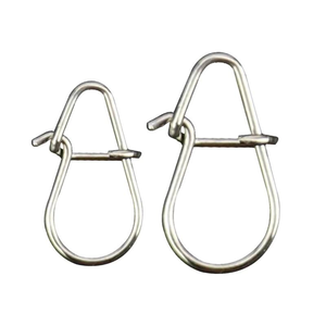 100 unids/bolsa pesca Duo-<span class=keywords><strong>Lock</strong></span> <span class=keywords><strong>Snap</strong></span> Pin Acero inoxidable Nice Snaps Tackle conector - Product Image 1