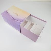 Boîte cadeau de luxe personnalisée avec couvercle et base rigides, emballage élégant en papier avec impression CMYK pour les cadeaux d'anniversaire et de fêtes
