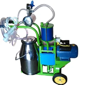 100% stainless steel barrel cow milking machine one nipple piston milking machine HJ-CM011PS