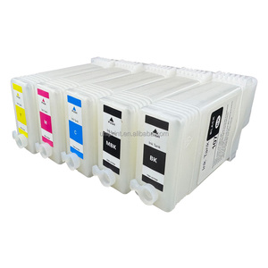 5 cartouches d'encre rechargeables PFI-120 de 130 ml pour <span class=keywords><strong>Canon</strong></span> TM-200 TM-205 TM-250 TM-300 TM-305 TM-350 GP-200 GP-300 avec puce PFI120 - Product Image 1