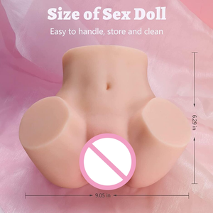 Bestseller: Masturbatore Maschile a Doppio Canale Impermeabile, Mezzo Busto con Texture Realistica della Pelle Color Carne e Fianchi Curvi - Product Image 4