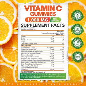 Yetişkinler ve çocuklar için OEM/ODM <span class=keywords><strong>C</strong></span> vitamini <span class=keywords><strong>1000mg</strong></span> Gummies-<span class=keywords><strong>C</strong></span> vitamini çiğneme-bağışıklık desteği, bağışıklık güçlendirici takviyesi - Product Image 3