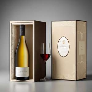 Embalaje <span class=keywords><strong>de</strong></span> cartón <span class=keywords><strong>de</strong></span> vidrio <span class=keywords><strong>de</strong></span> licor Caja <span class=keywords><strong>de</strong></span> embalaje <span class=keywords><strong>de</strong></span> botella <span class=keywords><strong>de</strong></span> vino <span class=keywords><strong>de</strong></span> lujo magnética <span class=keywords><strong>de</strong></span> doble puerta abierta Premium personalizada - Product Image 3