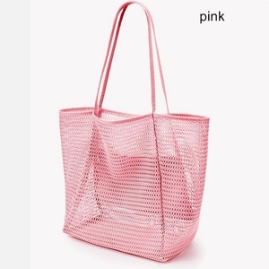 Grand <span class=keywords><strong>sac</strong></span> à bandoulière tissé <span class=keywords><strong>souple</strong></span>, <span class=keywords><strong>sac</strong></span> de plage en maille, grands sacs de voyage pliables en maille pour la natation - Product Image 6