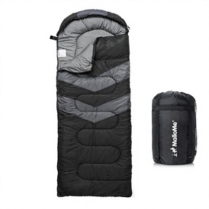 Sac de couchage léger et compact pour adultes et enfants de 10 à 12 ans, imperméable, rembourré en polyester, pour le camping, la randonnée et les voyages en sac à dos par temps froid - Product Image 1
