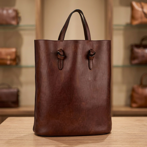 Bolso de Mano de Cuero Genuino para Mujer, Impermeable, Duradero, Antirrobo, Ligero, de Gran Capacidad, Diseño de Mochila, con Dos Cierres - Product Image 4