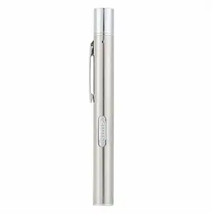 Usb Oplaadbare Medische Handy Pen Licht Mini Verpleging Zaklamp Led Zaklamp Lamp Met Roestvrijstalen Clip Pocket Led Zaklamp