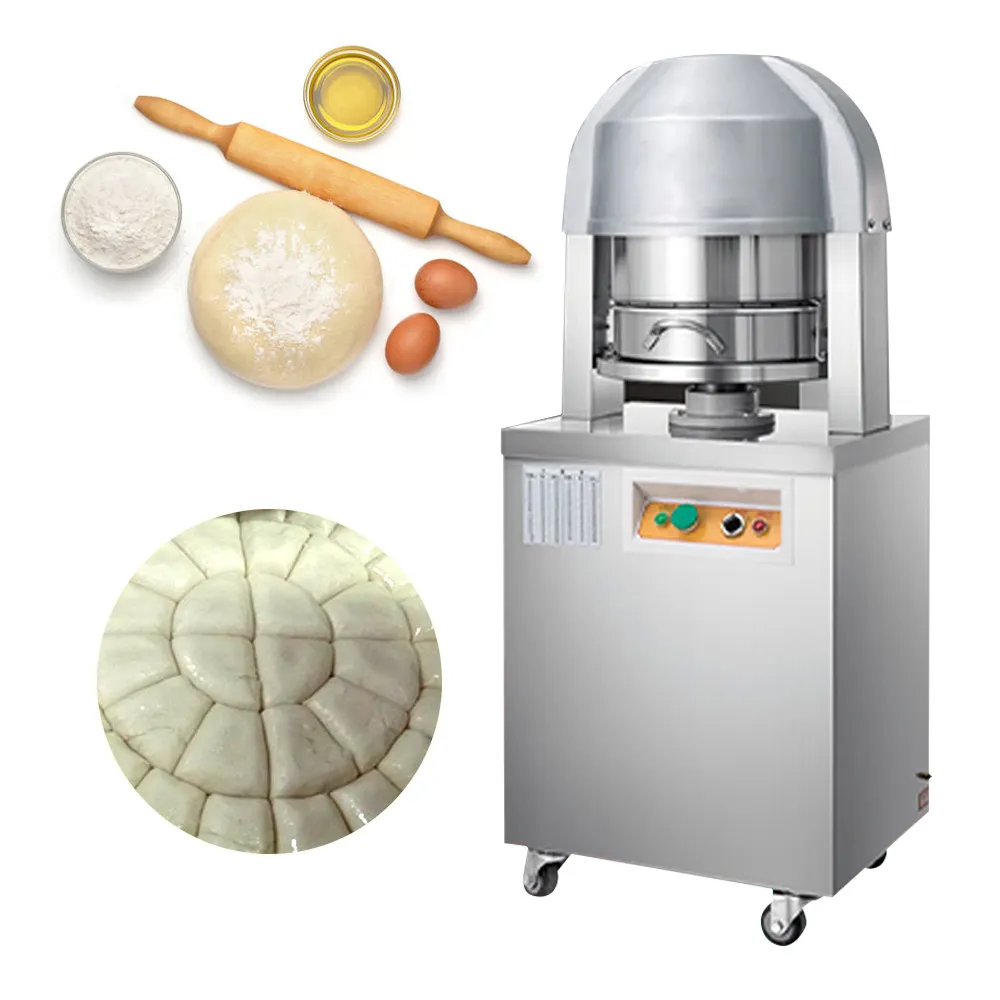 Coupeuse automatique de pâte utilisée en boulangerie, pour la fabrication de boules de pâte et la découpe de la pâte