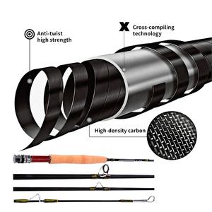 ハイグレードカーボンファイバーフライフィッシングロッド7 '-11'6' 塩水フライフィッシングロッド3-10wt - Product Image 4