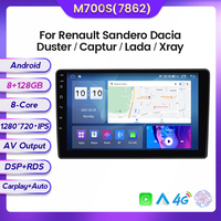 Autoradio MEKEDE Android 11 8core 8 128G pour Renault Sandero Dacia Duster Captur Lada Xray voiture gps DSP RDS AM FM lecteur dvd