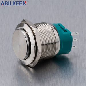 Interruttori illuminati ad alta visibilità pulsante 22mm 12V IP67 per sale di controllo pannelli elettrici luminosi LED in plastica resistente - Product Image 2