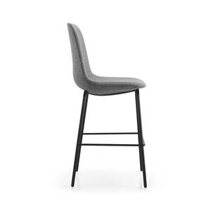 Silla de Bar Minimalista Tapizada 2026 Sin Reposabrazos, Patas de Acero Gruesas TB-CA117, Asiento de Espuma de 770 mm de Altura para Hogar, <span class=keywords><strong>Cocina</strong></span>, Villa, Barra - Product Image 3