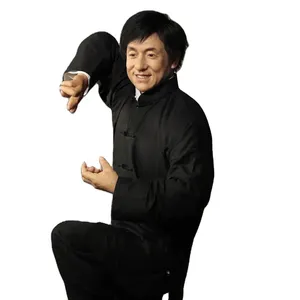Diskon figur lilin ukuran hidup bintang Kung Fu Cina buatan kustom