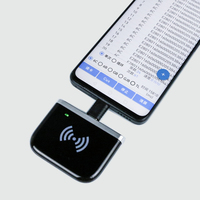 Lector/Grabador RFID UHF Mini NA8Q, Compatible con IOS, Portátil, Tipo-C USB, Protocolo ISO 18000-6C, Distancia de Lectura de 8 cm