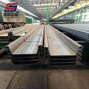 Pila de chapa de acero laminada en caliente personalizada en forma de U S355jr S355j0 S355j2h para materiales de construcción - Product Image 2