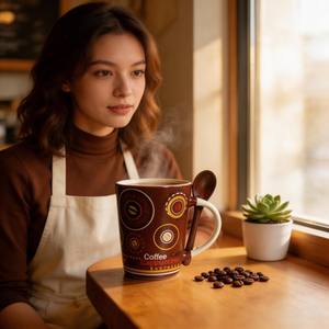 Wholesale Importer Chinese Goods Stoneware Ceramic Mug From Hunan Best New Design Espresso Coffee Mug-Competitive Items - Product Image 6