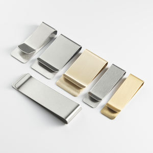 <span class=keywords><strong>Pince</strong></span> à billets en métal avec logo personnalisé de haute qualité pour portefeuille en cuir pour hommes pinces à stylo de bureau d'affaires - Product Image 4