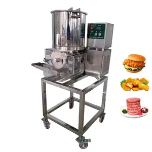 Ticari otomatik Hamburger Burger Patty Maker şekillendirme sığır Patty et pasta yapma makinesi