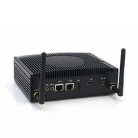 Ordinateur industriel HYSTPU Mini 8 USB Intel I5-1235U Dual Com Lan HD avec ventilateur de refroidissement BT 4.2 Win 11 PC