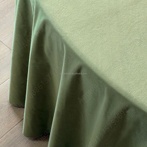 ANNIELU <span class=keywords><strong>Tovaglia</strong></span> Rotonda in Velluto Opaco di Alta Qualità 120 Pollici <span class=keywords><strong>Verde</strong></span> per Eventi, Matrimoni e Decorazioni per Feste - Product Image 3