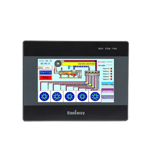 Op voorraad Coolmay Klein formaat <span class=keywords><strong>4</strong></span>,3 inch 480*272 <span class=keywords><strong>4</strong></span>-6W HMI PLC All-in-one industriële controller met gratis <span class=keywords><strong>software</strong></span> - Product Image 1